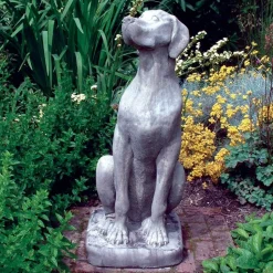 Great Dane Female Dog Stone Garden Statue