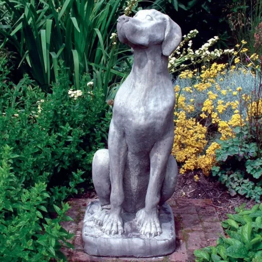 Great Dane Female Dog Stone Garden Statue