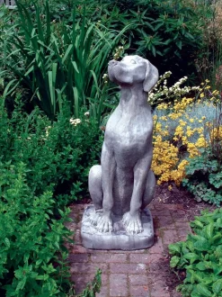 Great Dane Female Dog Stone Garden Statue