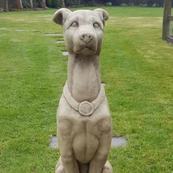 Greyhound 90cm Stone Garden Statue