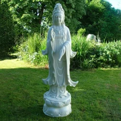 Guanyin Bodhisattva 120cm Marble Resin Garden Statue