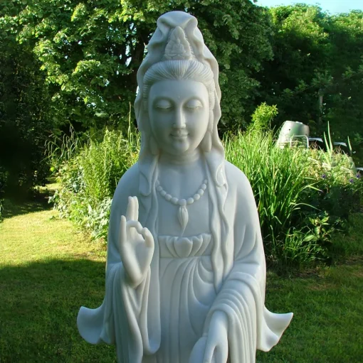 Guanyin Bodhisattva 120cm Marble Resin Garden Statue