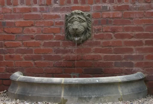 Half Circle Large Stone Pool Surround Water Feature