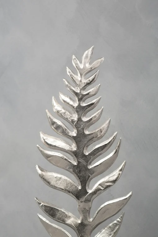 Harmonic Leaf 67cm Metal Indoor Sculpture