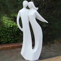 Harmony 80cm Marble Resin Modern Garden Statue