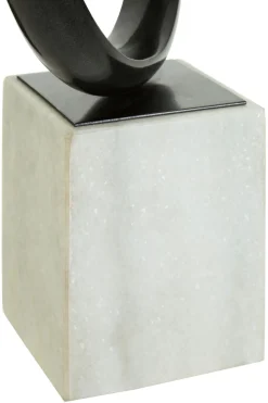 Harmony in Motion 34cm Black Metal Indoor Sculpture