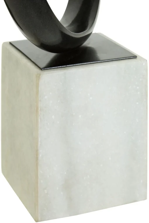 Harmony in Motion 34cm Black Metal Indoor Sculpture