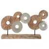 Hollow Orb 35cm Wood Indoor Sculpture