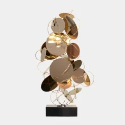 Holo Drift 93cm Copper Metal Indoor Sculpture