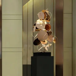 Holo Drift 93cm Copper Metal Indoor Sculpture