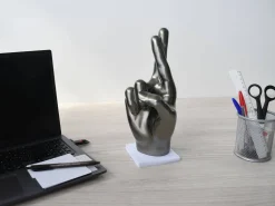 Hope Hand 28cm Anthracite Resin Indoor Sculpture