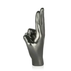 Hope Hand 28cm Anthracite Resin Indoor Sculpture