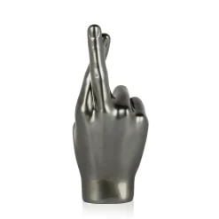 Hope Hand 28cm Anthracite Resin Indoor Sculpture