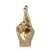 Hope Hand 28cm Gold Resin Indoor Sculpture