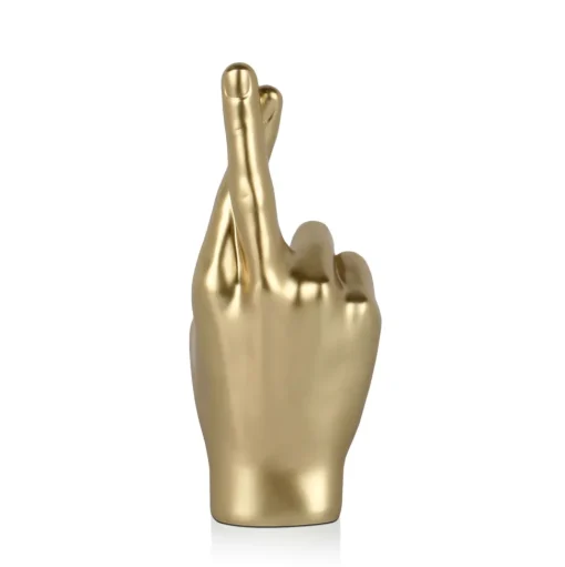 Hope Hand 28cm Gold Resin Indoor Sculpture