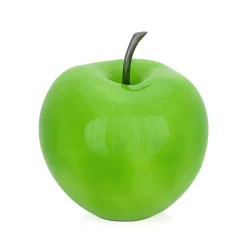 Iconic Apple 30cm Green Resin Indoor Sculpture