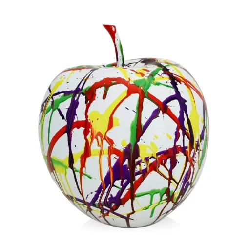 Iconic Apple 30cm Multicolour Resin Indoor Sculpture