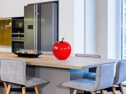 Iconic Apple 30cm Red Resin Indoor Sculpture