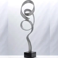 Infinite 130cm Metal Stainless Metal Garden Sculpture