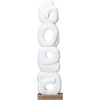 Infinite Quartet 61cm White Wood Indoor Sculpture