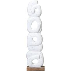 Infinite Quartet 61cm White Wood Indoor Sculpture