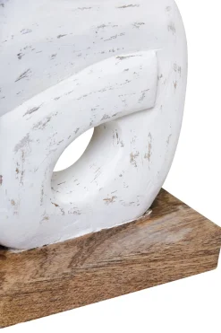 Infinite Quartet 61cm White Wood Indoor Sculpture