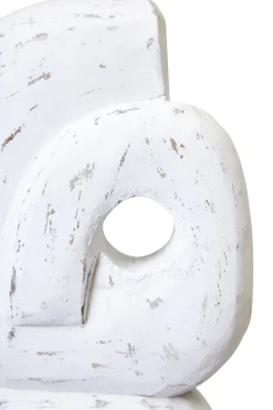 Infinite Quartet 61cm White Wood Indoor Sculpture