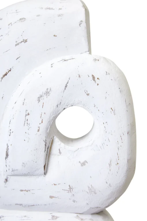 Infinite Quartet 61cm White Wood Indoor Sculpture