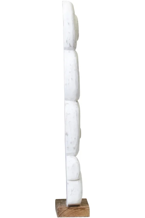 Infinite Quartet 61cm White Wood Indoor Sculpture