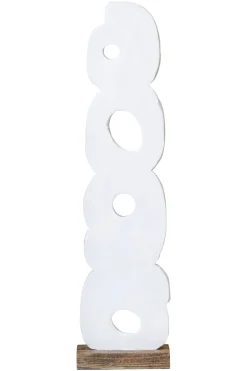 Infinite Quartet 61cm White Wood Indoor Sculpture