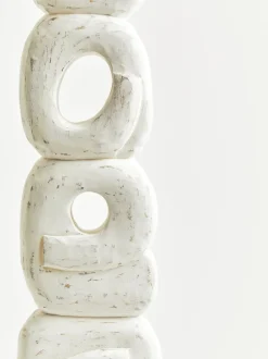 Infinite Quartet 61cm White Wood Indoor Sculpture