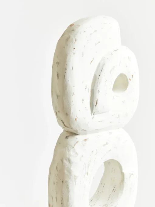 Infinite Quartet 61cm White Wood Indoor Sculpture