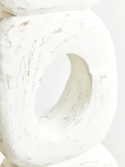 Infinite Quartet 61cm White Wood Indoor Sculpture