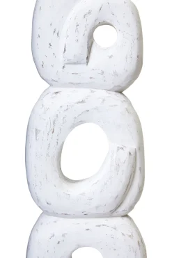 Infinite Quartet 61cm White Wood Indoor Sculpture