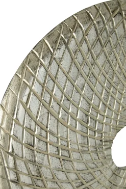 Infinity Core 50cm Silver Wood Indoor Sculpture