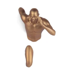 Infinity Man 28cm Bronze Resin Wall Sculpture