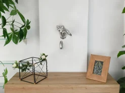 Infinity Man 28cm Silver Resin Wall Sculpture