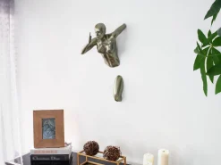 Infinity Woman 50cm Anthracite Resin Wall Sculpture