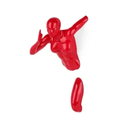 Infinity Woman 28cm Red Resin Wall Sculpture