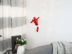 Infinity Woman 28cm Red Resin Wall Sculpture