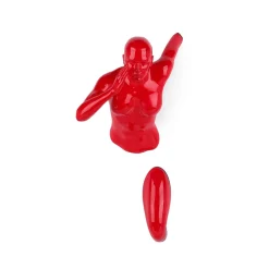 Infinity Woman 28cm Red Resin Wall Sculpture