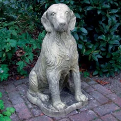 Irish Setter Stone Garden Statue