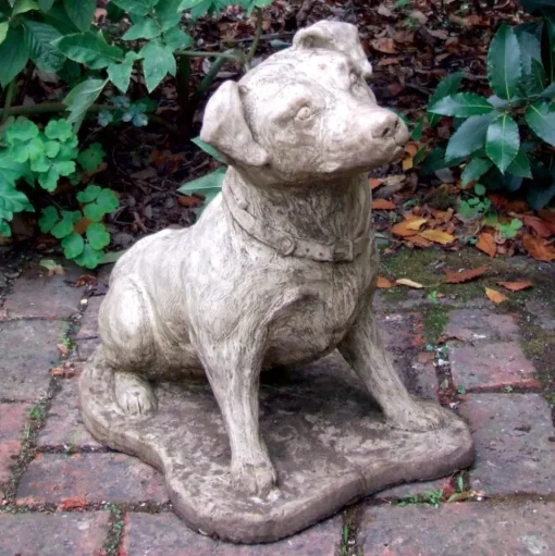 Jack Russell Terrier Stone Garden Ornament