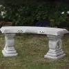 Japanese Design Stone Garden Bench