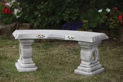 Japanese Design Stone Garden Bench