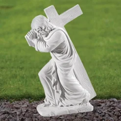 Jesus Christ 28cm Marble Resin Garden Statue