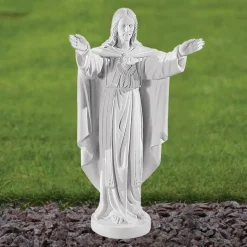 Jesus Christ 79cm Marble Resin Garden Statue