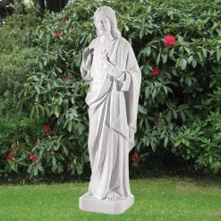 Jesus Christ 97cm Marble Resin Garden Statue
