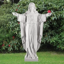 Jesus Christ 107cm Marble Resin Garden Statue