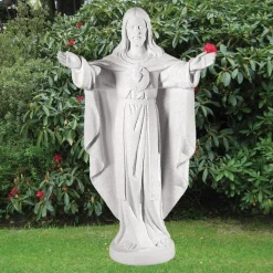 Jesus Christ 100cm Marble Resin Garden Statue
